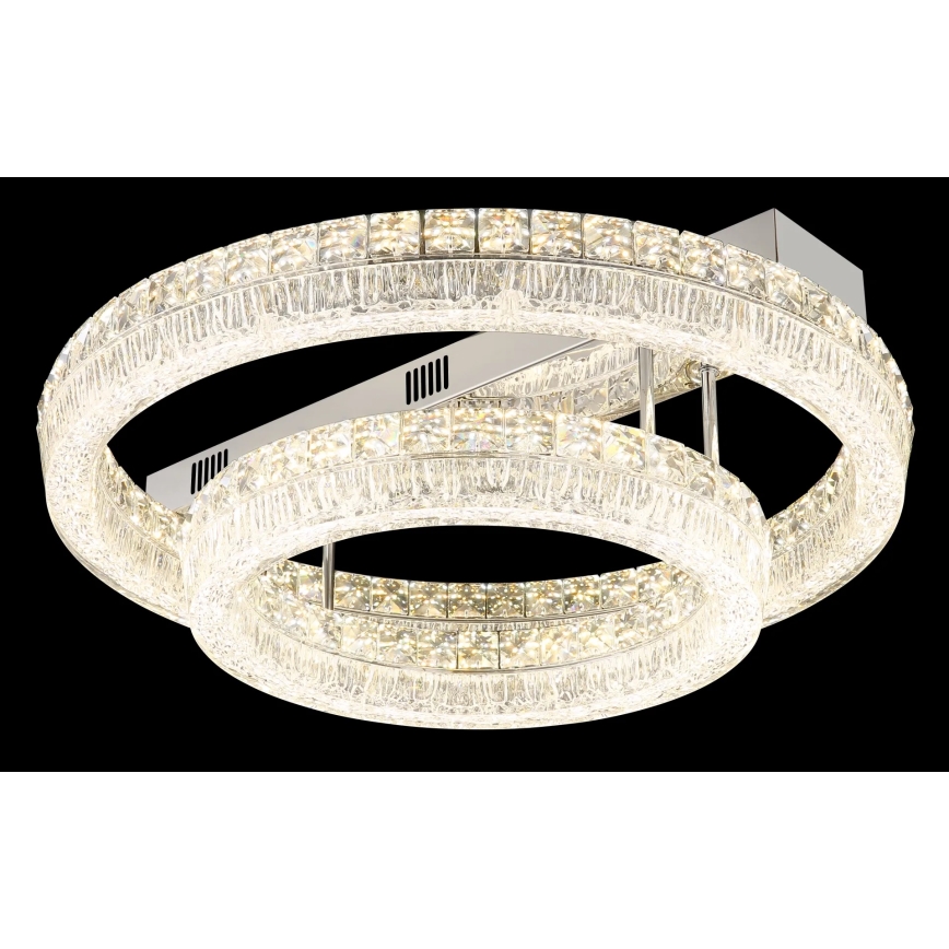 Globo - LED Ρυθμιζόμενο φωτιστικό οροφής LED/60W/230V 2700-6000K διάφανο + τηλεχειριστήριο