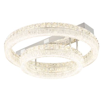 Globo - LED Ρυθμιζόμενο φωτιστικό οροφής LED/60W/230V 2700-6000K διάφανο + τηλεχειριστήριο