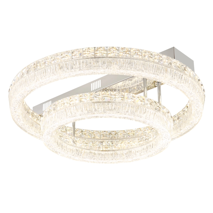 Globo - LED Ρυθμιζόμενο φωτιστικό οροφής LED/60W/230V 2700-6000K διάφανο + τηλεχειριστήριο
