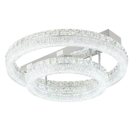 Globo - LED Ρυθμιζόμενο φωτιστικό οροφής LED/60W/230V 2700-6000K διάφανο + τηλεχειριστήριο