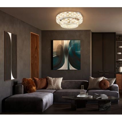 Globo - Ρυθμιζόμενο φωτιστικό οροφής LED/55W/230V 2700-6000K διάμ. 61 cm + τηλεχειριστήριο