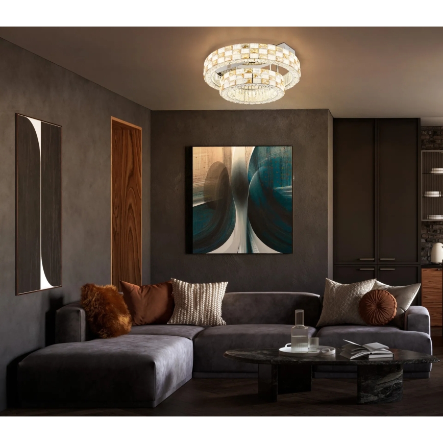 Globo - Ρυθμιζόμενο φωτιστικό οροφής LED/55W/230V 2700-6000K διάμ. 61 cm + τηλεχειριστήριο