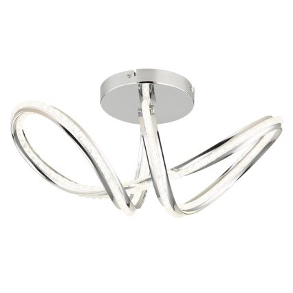 Globo - Ρυθμιζόμενο φωτιστικό οροφής LED/40W/230V 2700-6000K γυαλιστερό χρώμιο + τηλεχειριστήριο