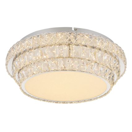 Globo - LED Ρυθμιζόμενο Φωτιστικό Οροφής LED/48W/230V 2700-6000K διάμ. 50 εκ. λευκό + τηλεχειριστήριο