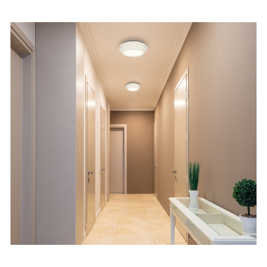 Globo - Ρυθμιζόμενο φωτιστικό οροφής LED/58W/230V 2700-6000K Ø 60 εκ. λευκό + τηλεχειριστήριο