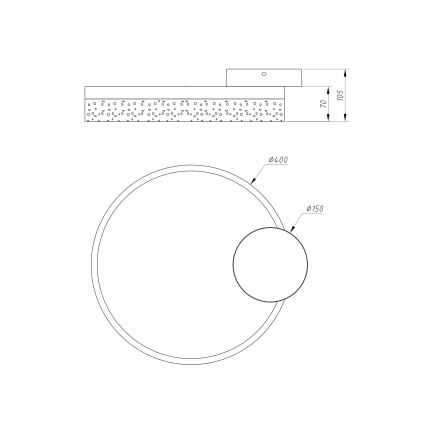 Globo - Φως οροφής LED LED/24W/230V