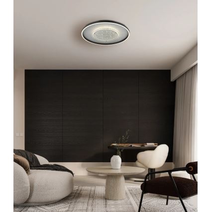 Globo - Φωτιστικό οροφής LED/40W/230V 3000/4000/6000K διάμ. 51,5 εκ. μαύρο