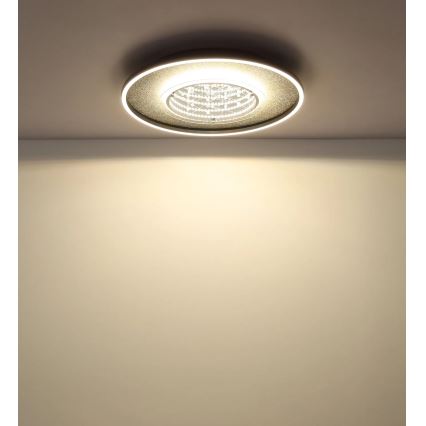 Globo - Φωτιστικό οροφής LED/40W/230V 3000/4000/6000K διάμ. 51,5 εκ. μαύρο