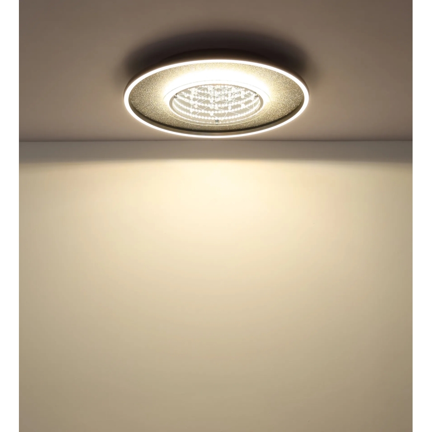 Globo - Φωτιστικό οροφής LED/40W/230V 3000/4000/6000K διάμ. 51,5 εκ. μαύρο