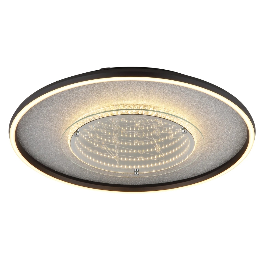 Globo - Φωτιστικό οροφής LED/40W/230V 3000/4000/6000K διάμ. 51,5 εκ. μαύρο