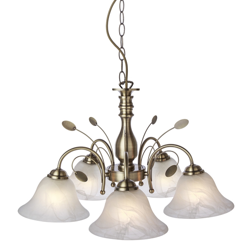 Globo - Κρεμαστό φωτιστικό οροφής 5xE27/60W/230V