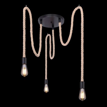 Globo - Κρεμαστό φωτιστικό οροφής 3xE27/60W/230V spider