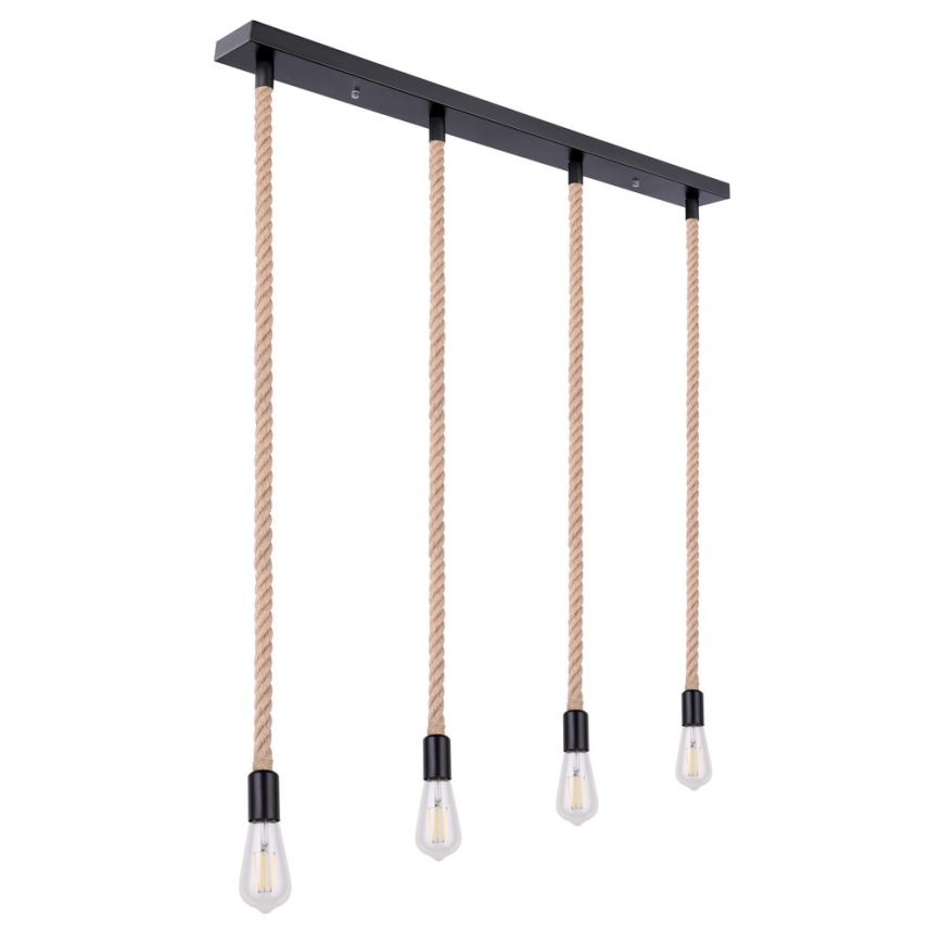 Globo - Πολύφωτο σε σχοινί 4xE27/60W/230V