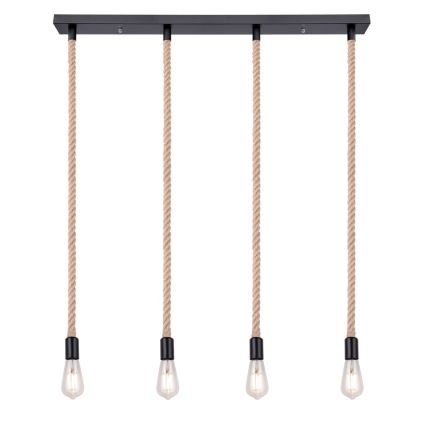 Globo - Πολύφωτο σε σχοινί 4xE27/60W/230V