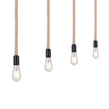 Globo - Πολύφωτο σε σχοινί 4xE27/60W/230V