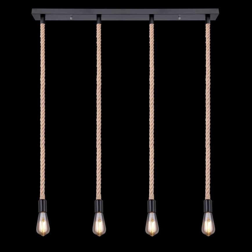 Globo - Πολύφωτο σε σχοινί 4xE27/60W/230V