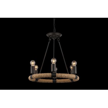 Globo - Πολύφωτο σε αλυσίδα 6xE27/40W/230V