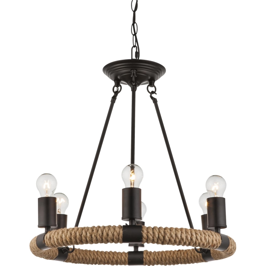 Globo - Πολύφωτο σε αλυσίδα 6xE27/40W/230V