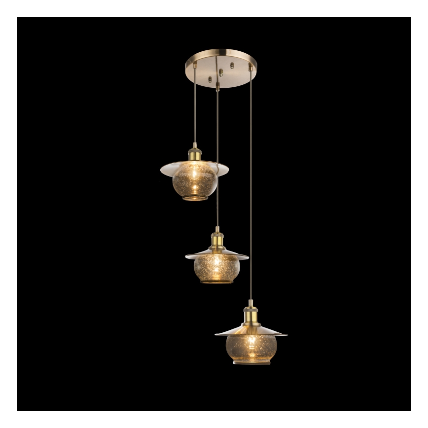 Globo - Κρεμαστό φως 3xE27/60W/230V