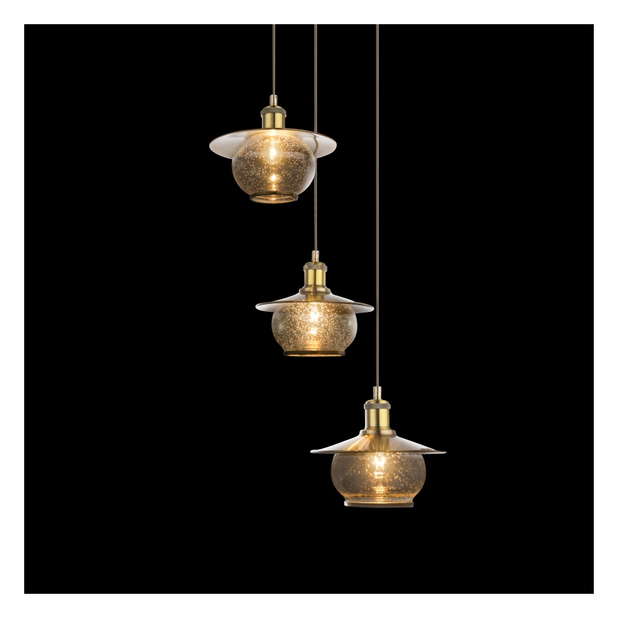 Globo - Κρεμαστό φως 3xE27/60W/230V