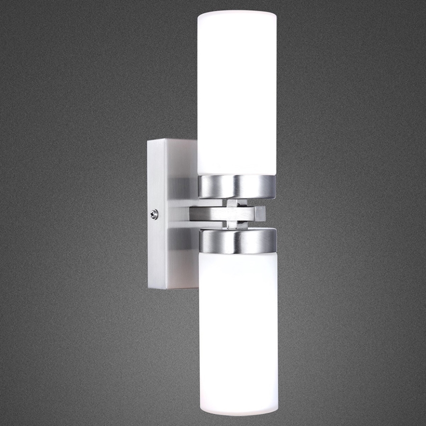 Globo - Επιτοίχιο φωτιστικό μπάνιου 2xE14/40W/230V IP44