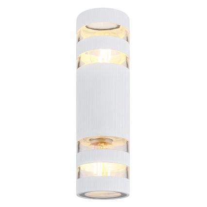 Globo - Επιτοίχιο φωτιστικό 2xE27/10W/230V λευκό