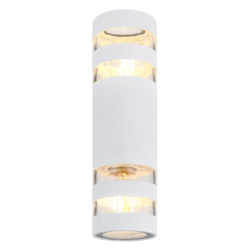 Globo - Επιτοίχιο φωτιστικό 2xE27/10W/230V λευκό