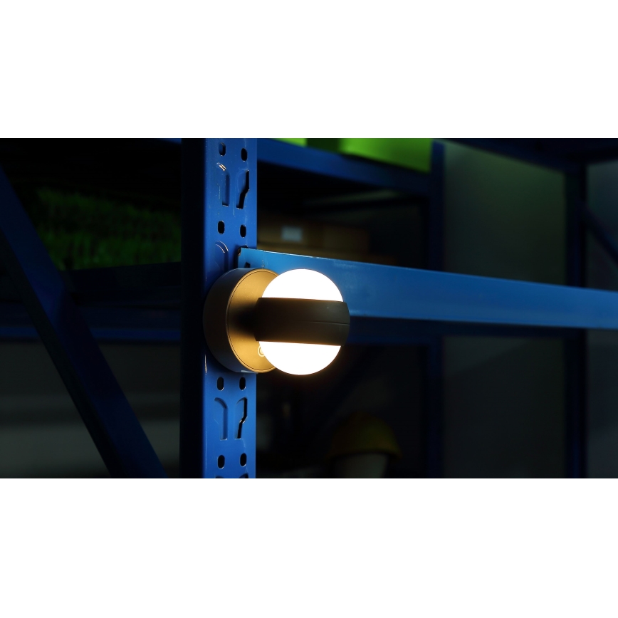 Globo - LED επαναφορτιζόμενο ρυθμιζόμενο φωτιστικό τοίχου με αφής LED/1,4W/5V 1800 mAh μαύρο