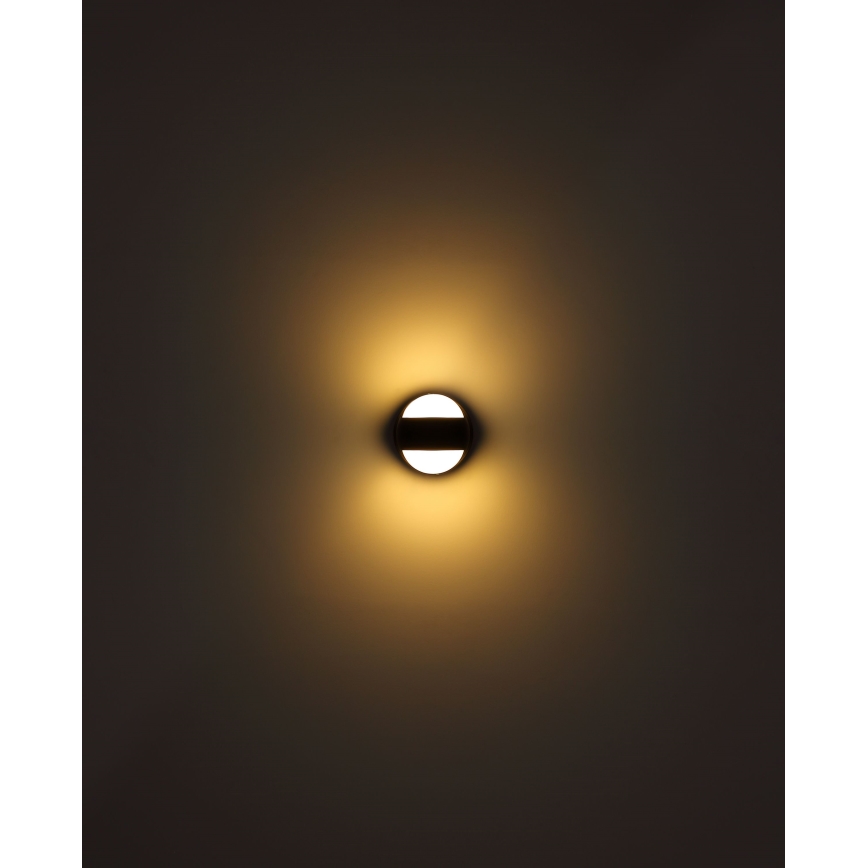 Globo - LED επαναφορτιζόμενο ρυθμιζόμενο φωτιστικό τοίχου με αφής LED/1,4W/5V 1800 mAh μαύρο