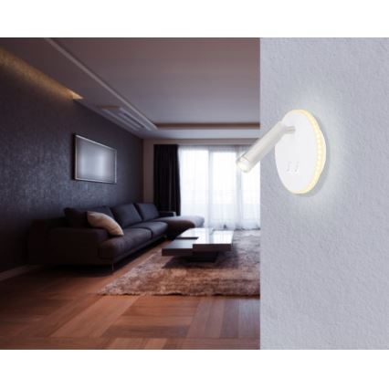 Globo - LED σποτ τοίχου LED/6W + LED/1W/230V