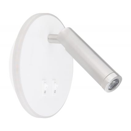 Globo - LED σποτ τοίχου LED/6W + LED/1W/230V