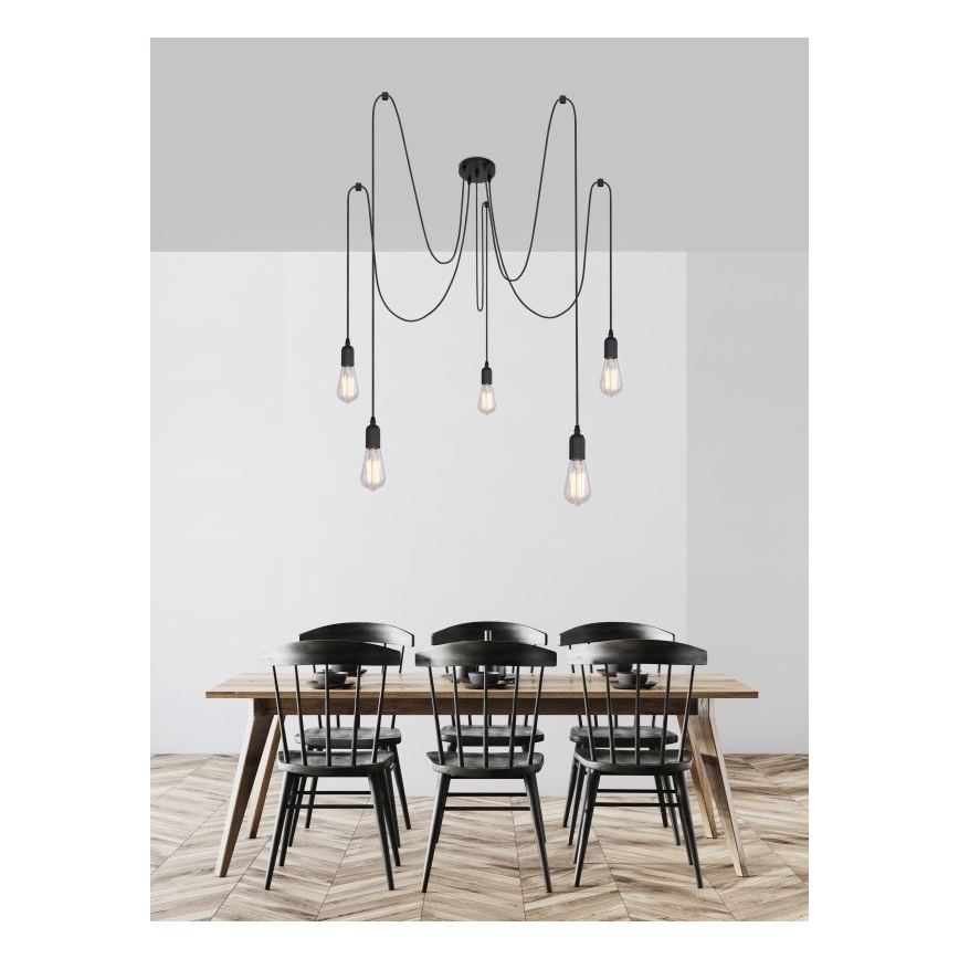 Globo - Κρεμαστό φωτιστικό 5xE27/60W/230V