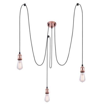 Globo A32-3 - Κρεμαστό φωτιστικό οροφής OLIVER 3xE27/40W/230V spider