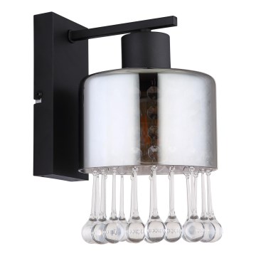 Globo - Λάμπα τοίχου 1xE27/60W/230V μαύρο