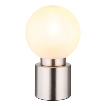 Globo - Eπιτραπέζιο φωτιστικό 1xE14/25W/230V γυαλιστερό χρώμιο