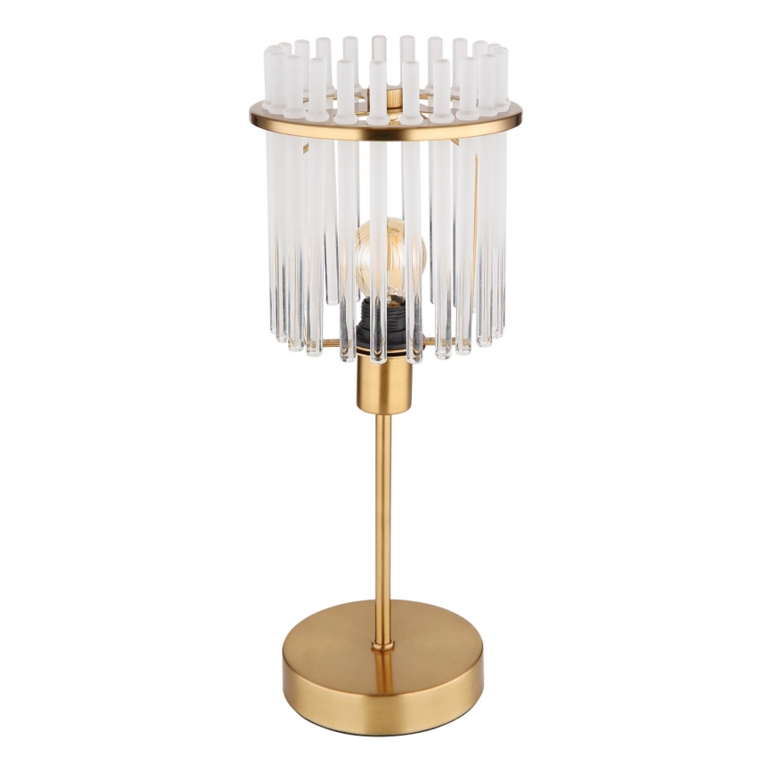 Globo - Eπιτραπέζιο φωτιστικό 1xE14/40W/230V διάμετρος 15 cm χρυσό