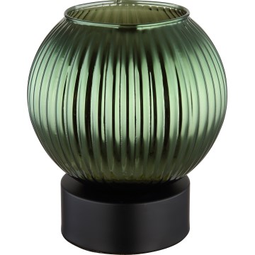 Globo - Eπιτραπέζιο φωτιστικό 1xE27/25W/230V διάμετρος 15 cm πράσινο