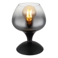 Globo - Eπιτραπέζιο φωτιστικό 1xE27/40W/230V μαύρο