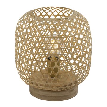 Globo - Eπιτραπέζια λάμπα 1xE27/60W/230V μπαμπού