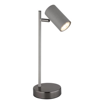 Globo - Eπιτραπέζιο φωτιστικό 1xGU10/5W/230V γκρι/ανθρακί
