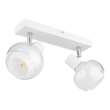 Globo - Φωτιστικό σποτ 2xE14/40W/230V λευκό