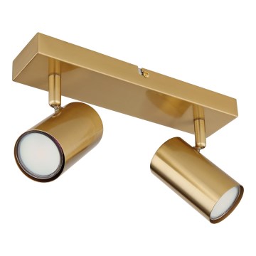 Globo - Φωτιστικό σποτ 2xGU10/35W/230V χρυσό