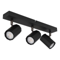 Globo - Φωτιστικό σποτ 3xGU10/25W/230V μαύρο
