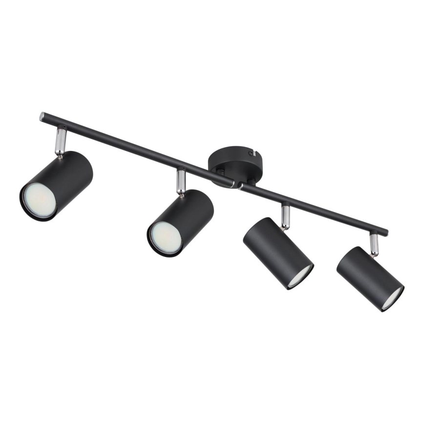 Globo - Φωτιστικό σποτ 4xGU10/25W/230V μαύρο