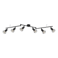 Globo - Φωτιστικό σποτ 6xE14/40W/230V μαύρο