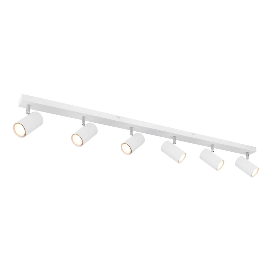 Globo - Φωτιστικό σποτ 6xGU10/35W/230V λευκό