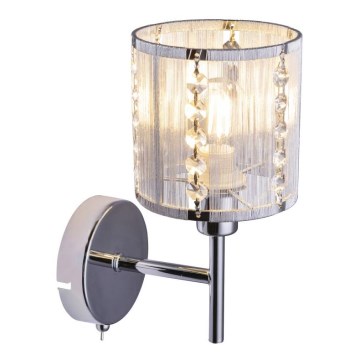 Globo - Φωτιστικό τοίχου 1xE14/40W/230V ματ χρώμιο