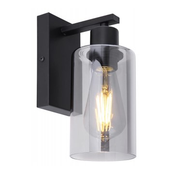 Globo - Φωτιστικό τοίχου 1xE27/60W/230V μαύρο