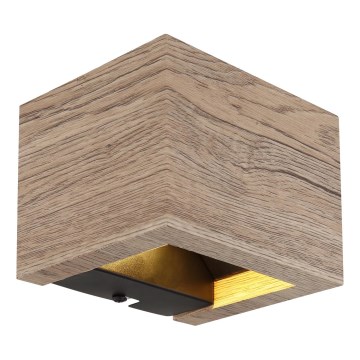 Globo - Φωτιστικό τοίχου LED LED/8W/230V καφέ