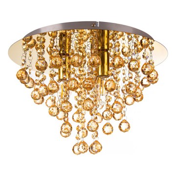 Globo - Φωτιστικό οροφής 3xE14/40W/230V διάμετρος 38 cm χρυσό